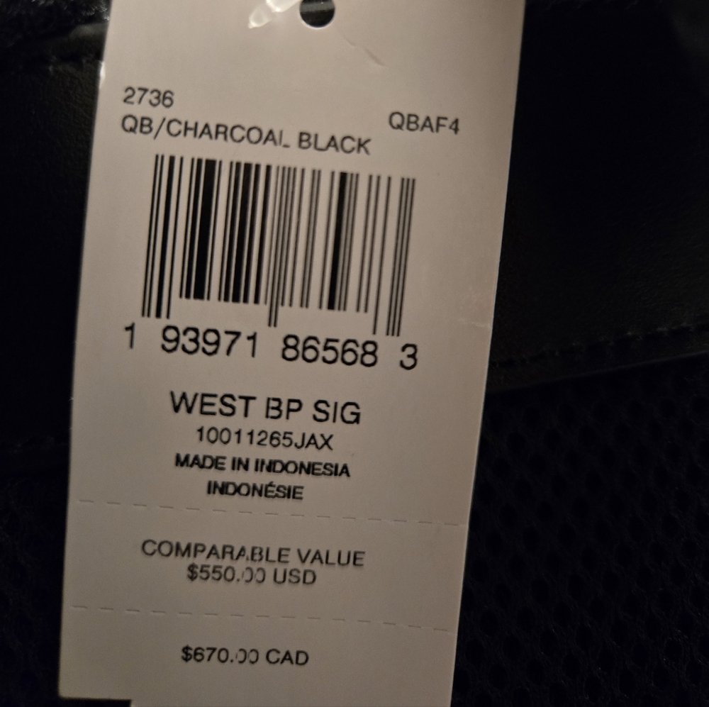 Coach West Backpack Signature Canvas Charcoal Black NWT 2736 Unisex Laptop Bag - Picture 16 of 16